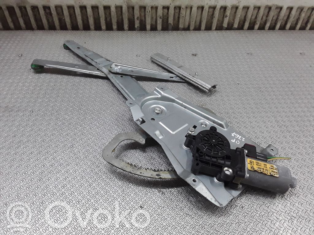 Front door window regulator with motor   5184825