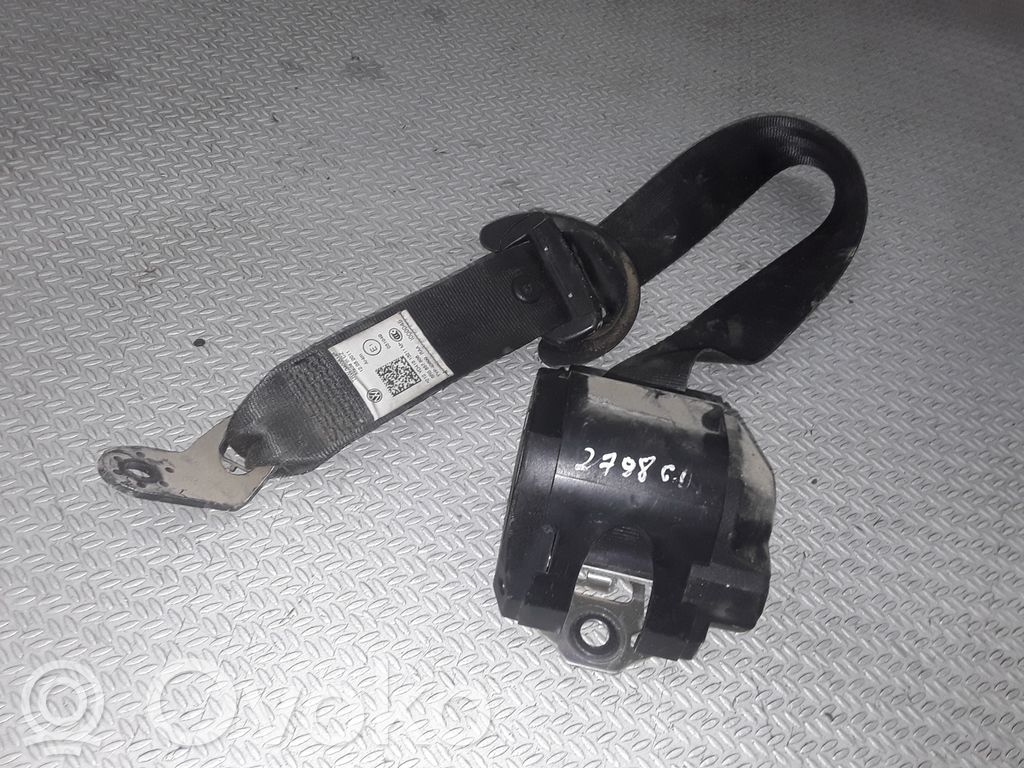 Volkswagen Polo V 6R Pas bezpieczeństwa fotela tylnego 