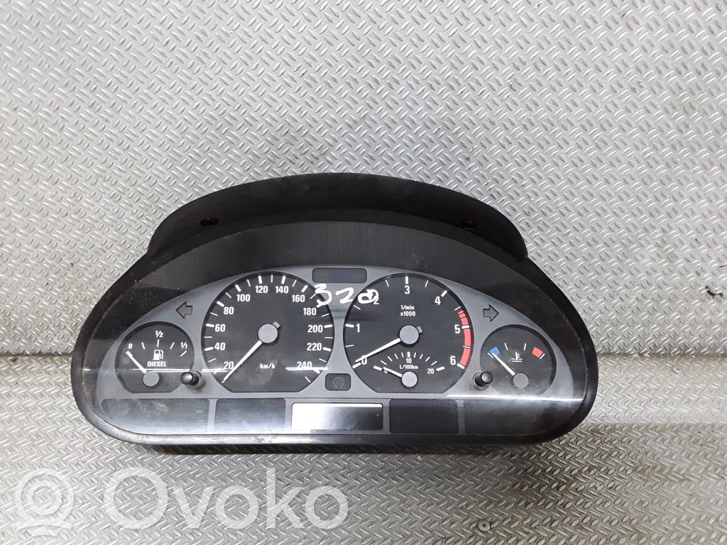 BMW 3 E46 Spidometrs (instrumentu panelī) 