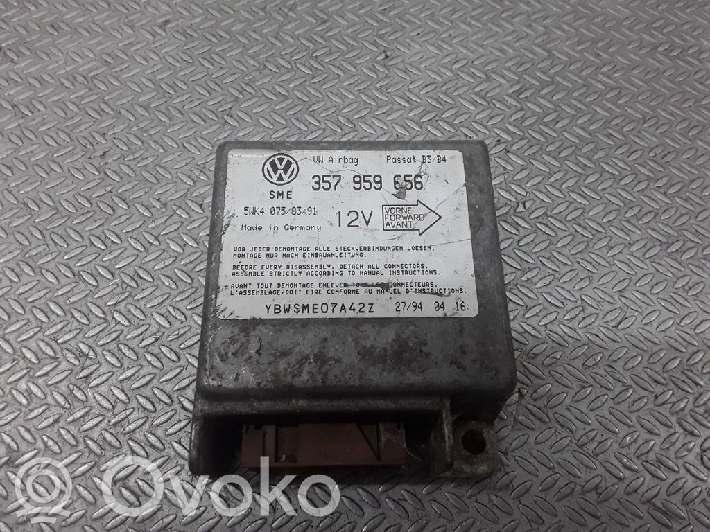 Airbag control unit/module   357959656,5WK4075