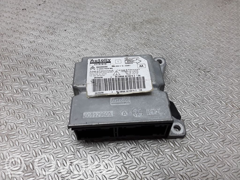 Centralina/modulo airbag   9665396680