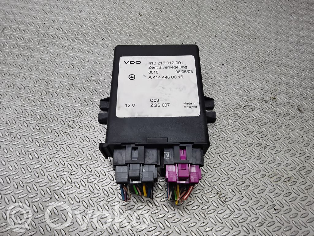 Mercedes-Benz Vaneo W414 Centralina/modulo chiusura centralizzata portiere 