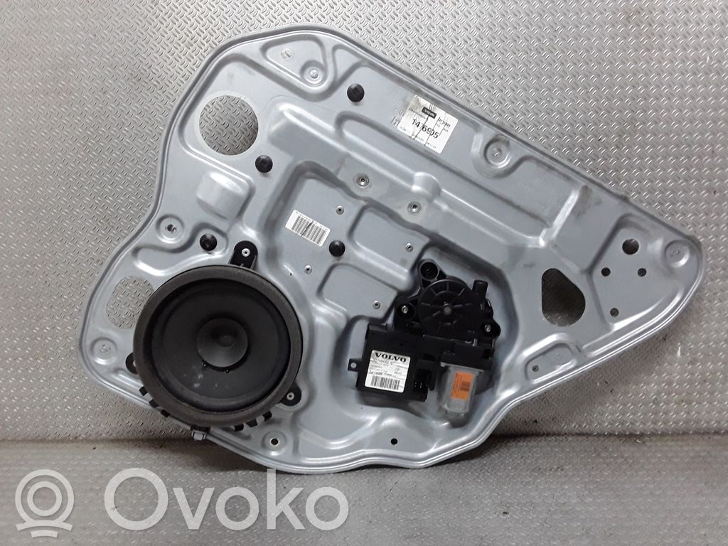 Regulador de puerta trasera con motor   30739184AC