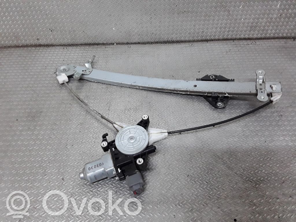 Front door window regulator with motor