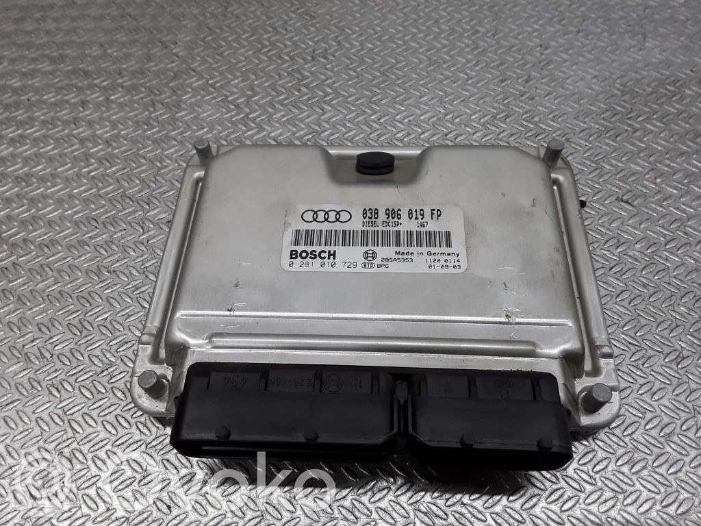 Unitate/modul de control motor   038906019FP,0281010729