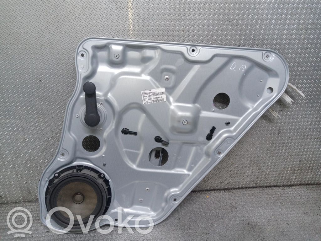 Regulador manual de la ventanilla trasera   834801H000