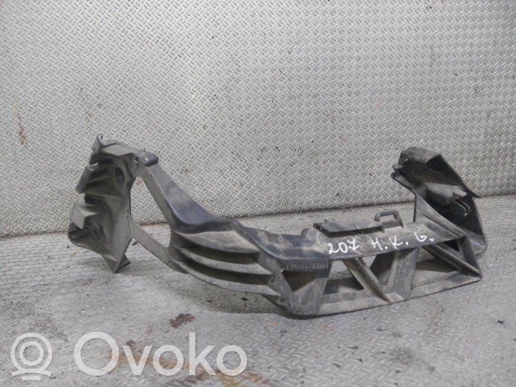 Peugeot 207 Uchwyt / Mocowanie zderzaka tylnego 