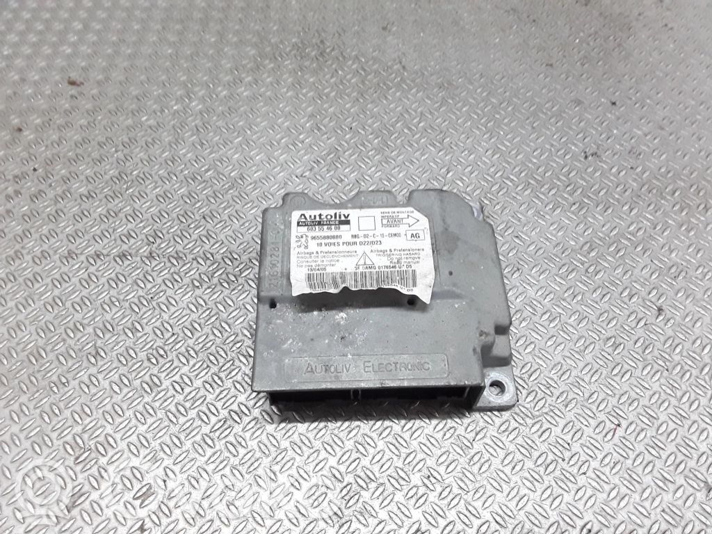 Module de contrôle airbag   9655880880