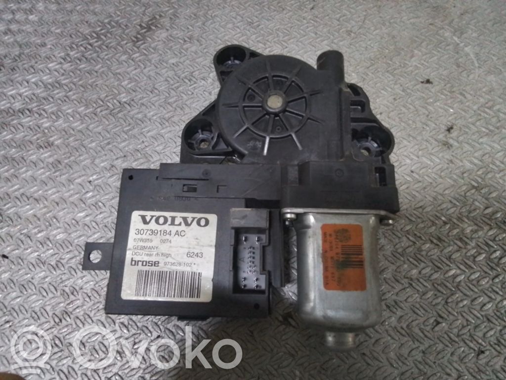Volvo V50 Rear door window regulator motor 