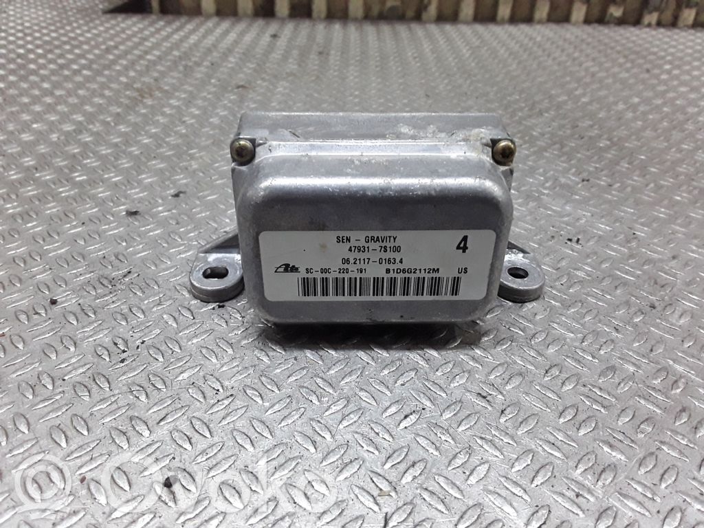 Infiniti FX ESP acceleration yaw rate sensor 