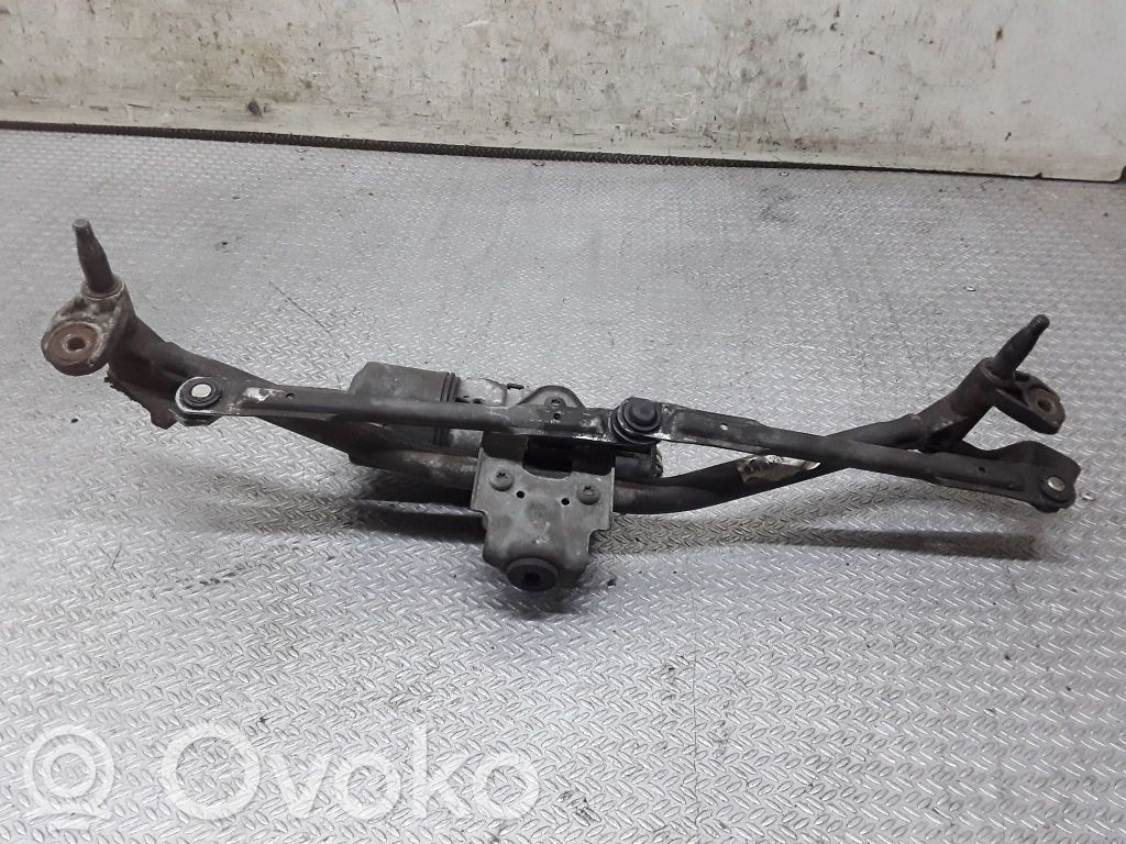 Volkswagen Polo IV 9N3 Tringlerie et moteur d'essuie-glace avant 