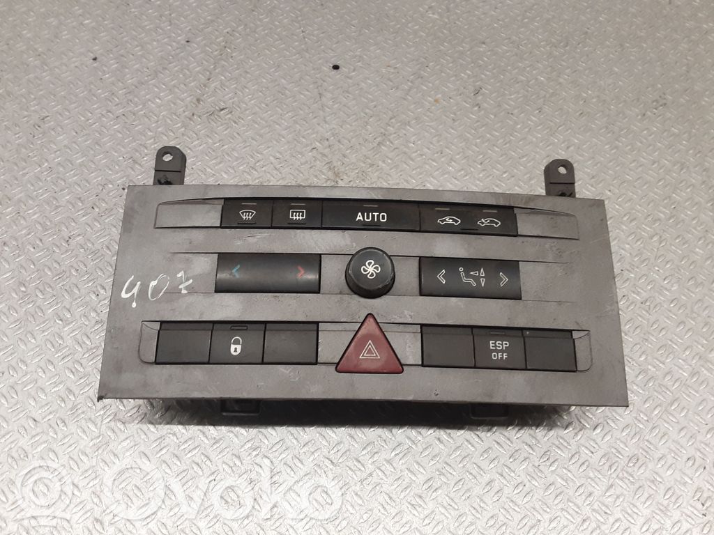 Peugeot 407 Climate control unit 