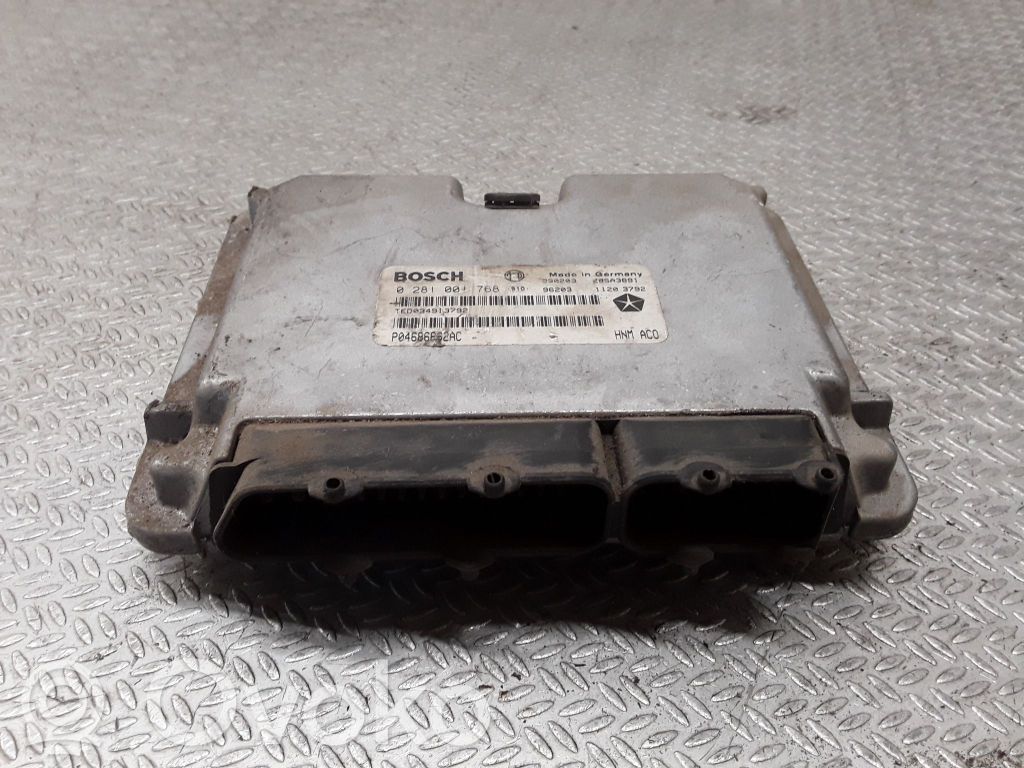 Engine control unit/module   P04686662AC,0281001768