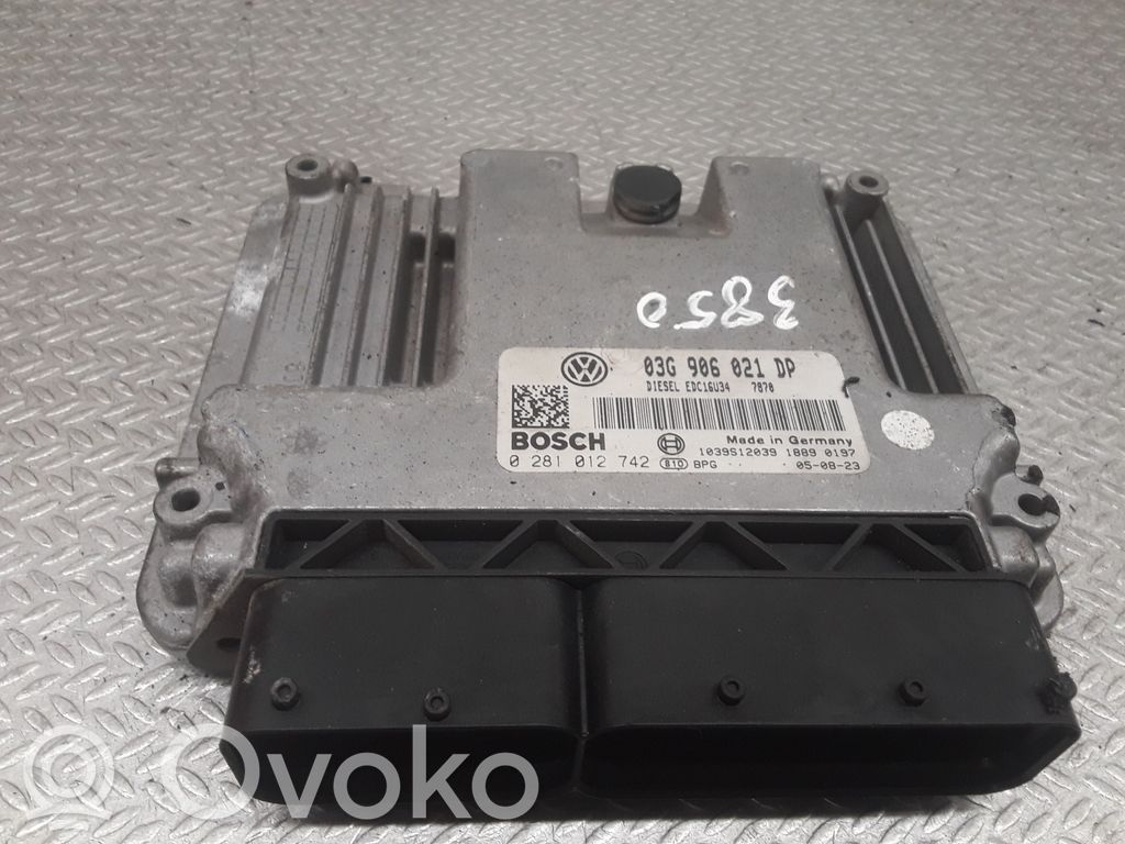 Moottorin ohjainlaite/moduuli   03G906021DP,03G906021DP