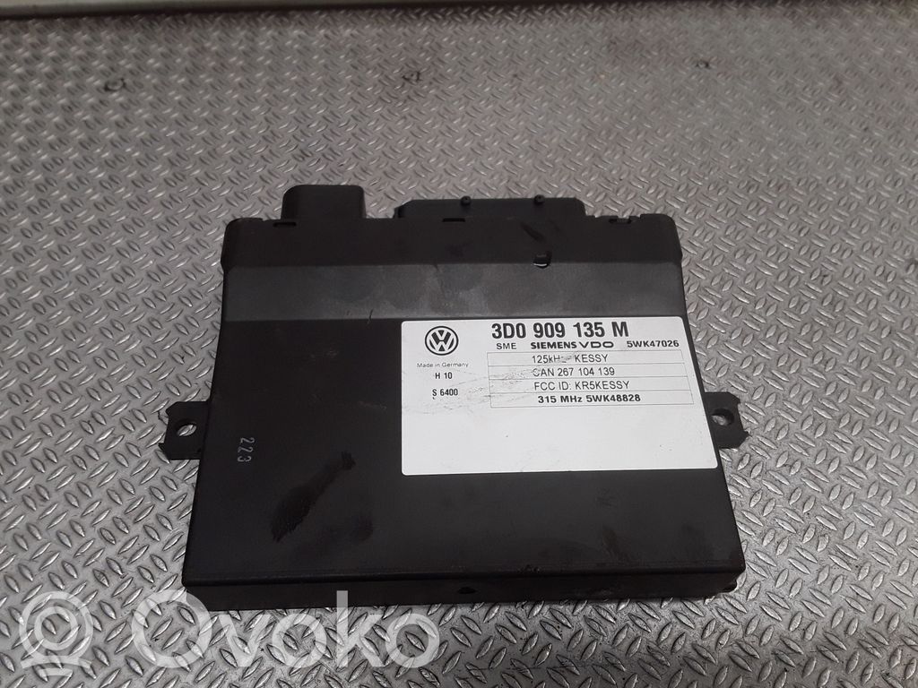 Module de contrôle sans clé Go   3D0909135M