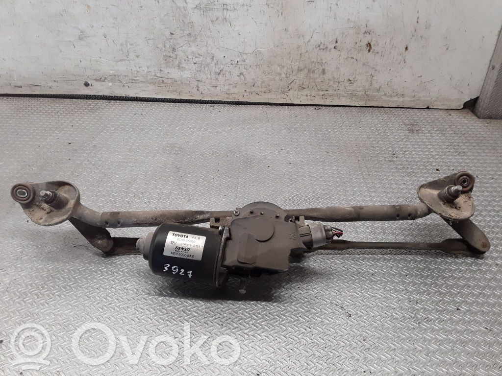 Toyota Avensis T250 Tiranti e motorino del tergicristallo anteriore