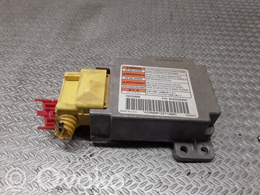 Unidad de control/módulo del Airbag   8093526892