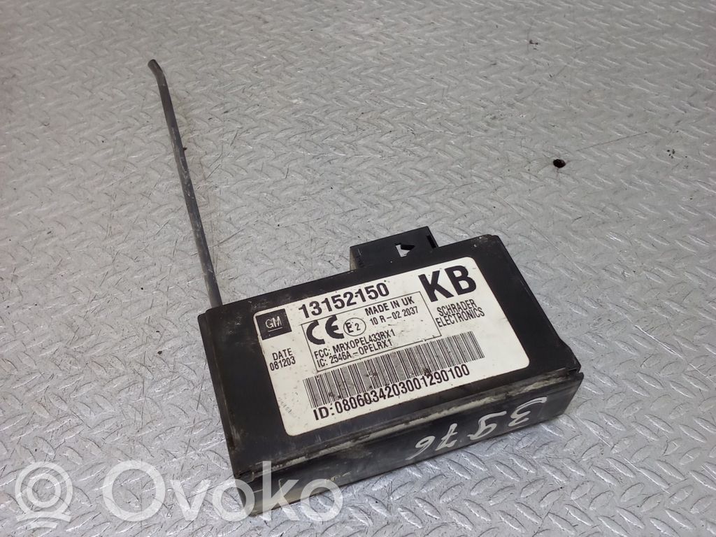 Opel Vectra C Module de pression des pneus 