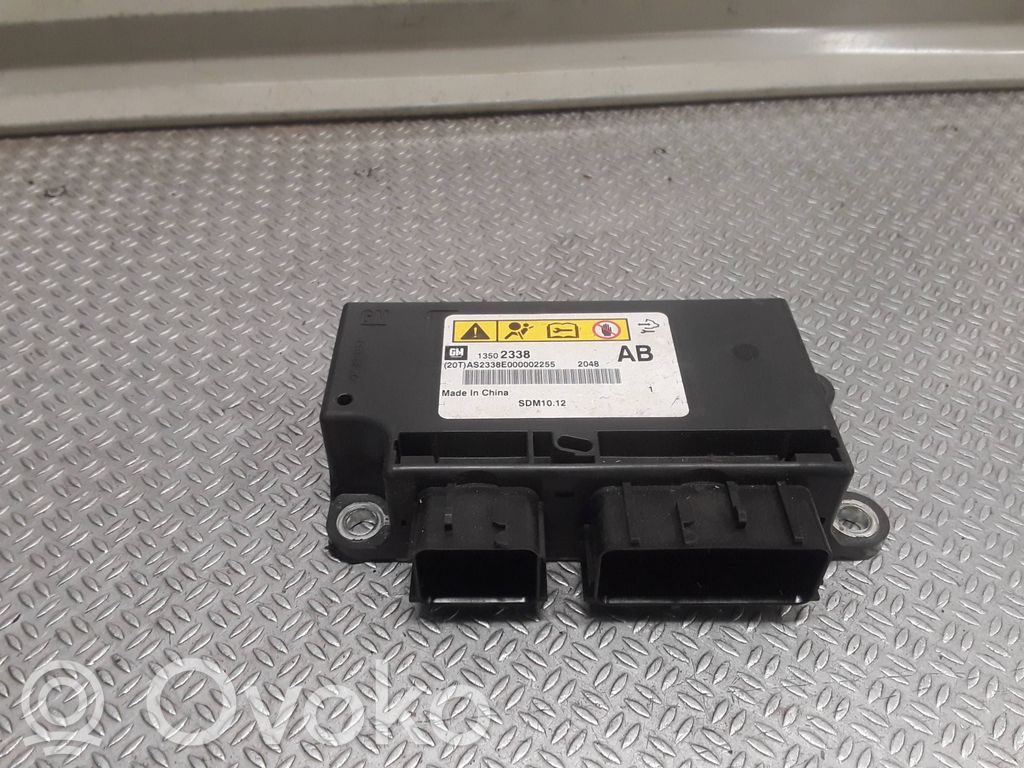Airbag control unit/module   13502338,SDM1012,AS2338E000002255