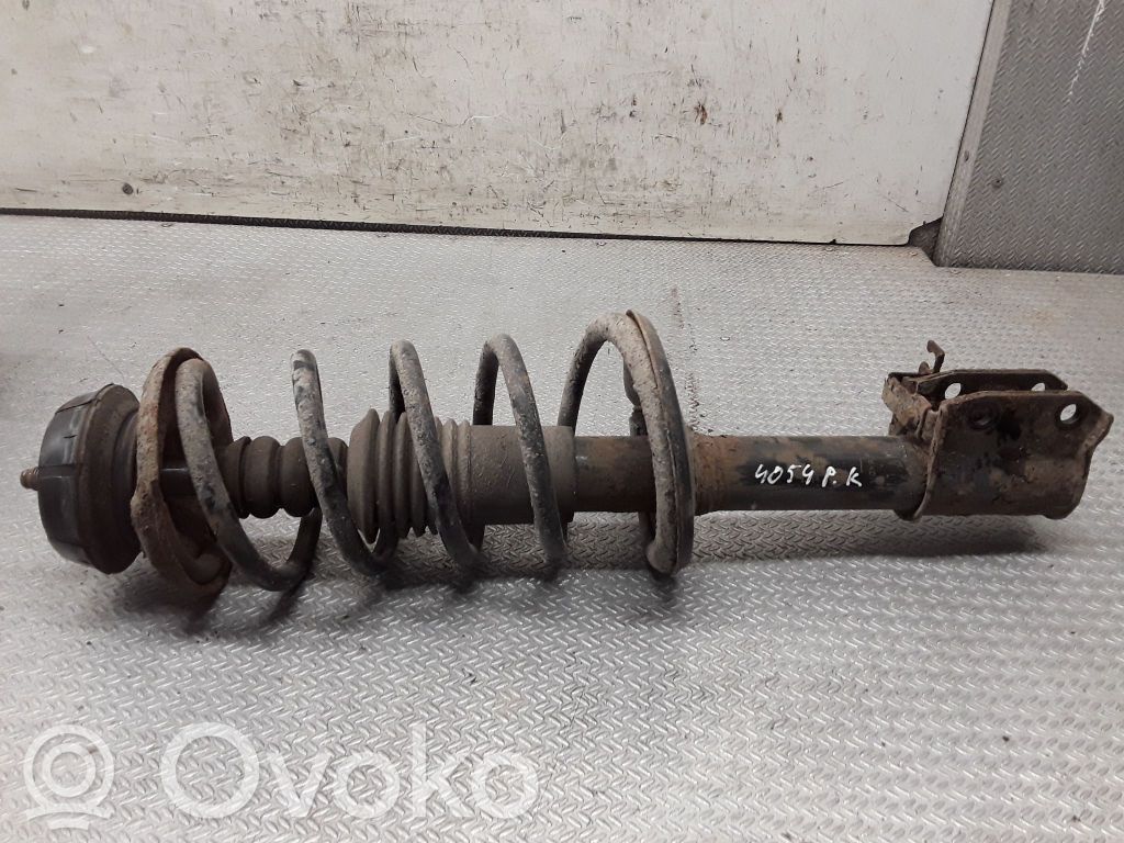 Front shock absorber with coil spring