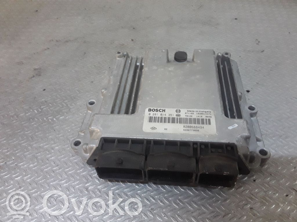 Renault Scenic II -  Grand scenic II Engine control unit/module 