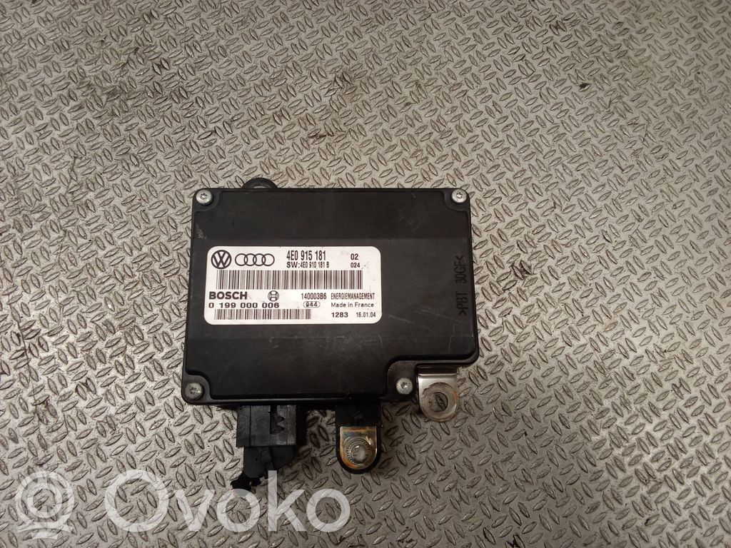 Audi A8 S8 D3 4E Citu veidu vadības bloki / moduļi 