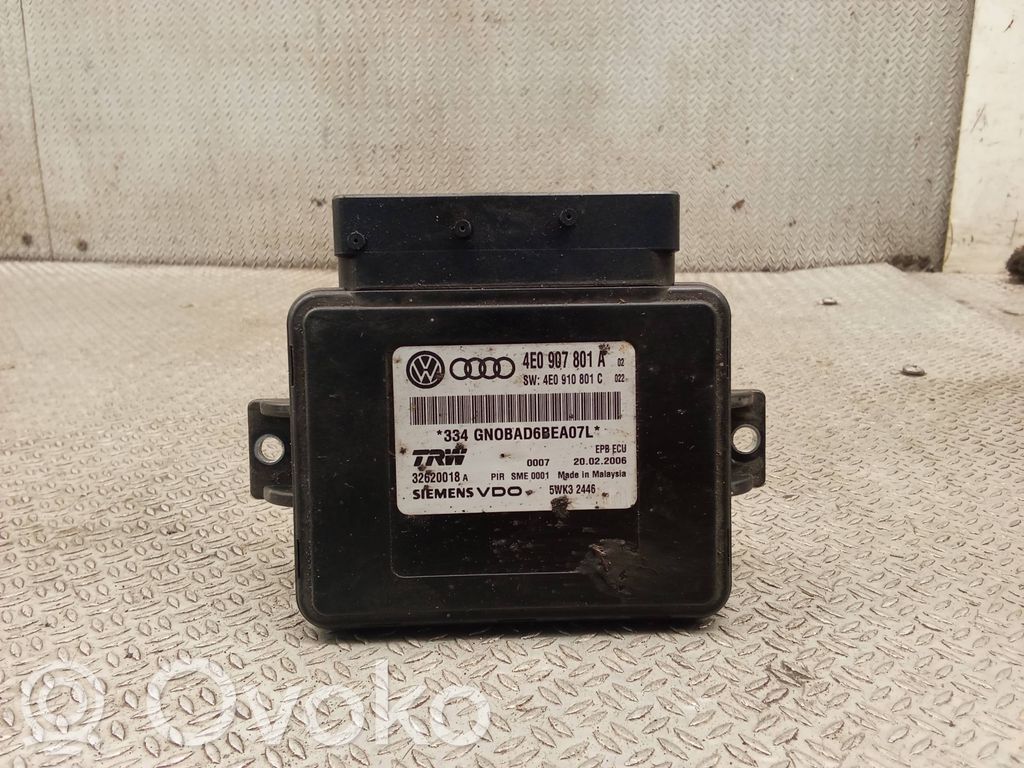 Audi A8 S8 D3 4E Hand brake control module 