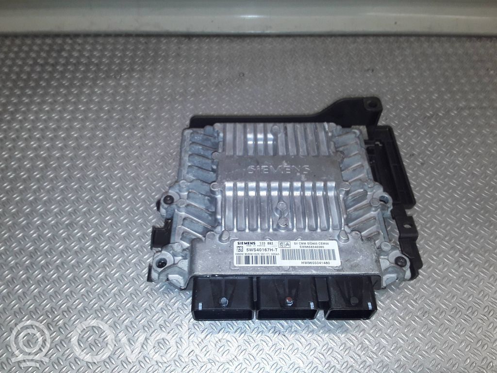Engine control unit/module   5WS40167HT,9655041480,9658345080