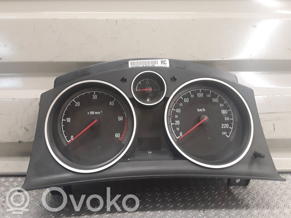 Opel Astra H Tachimetro (quadro strumenti) 