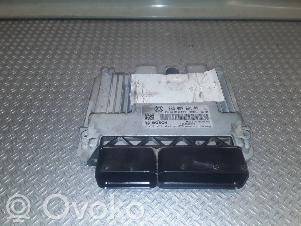 Sterownik / Moduł ECU   03G906021PP,0281014063