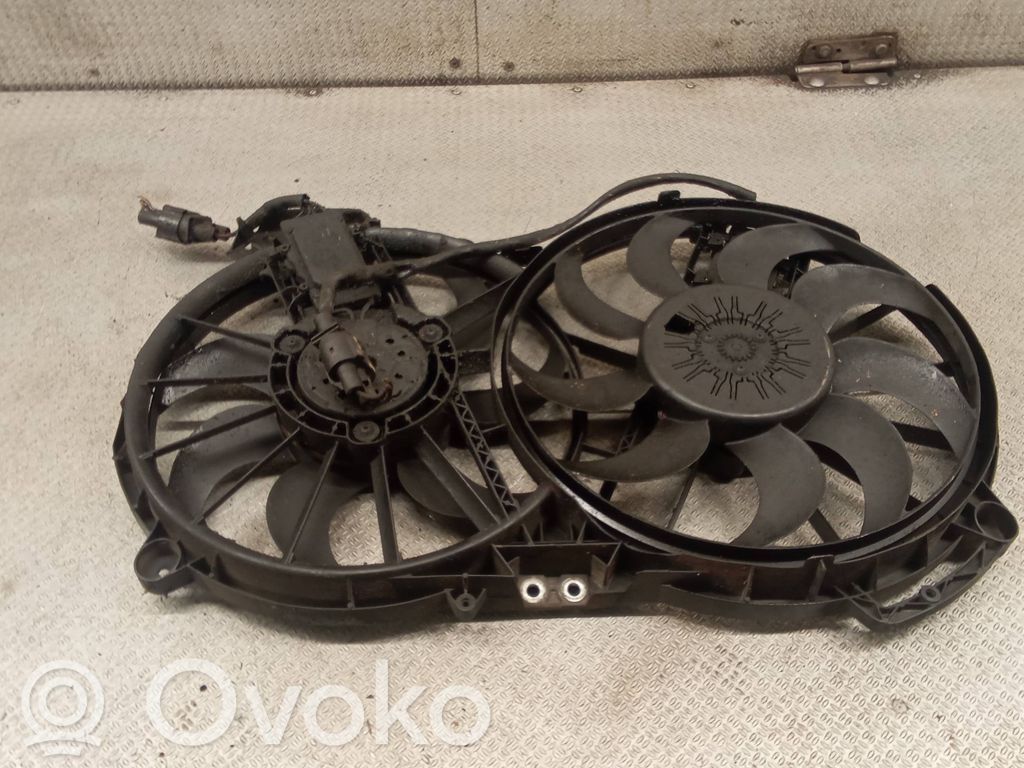 Audi A6 S6 C6 4F Ventilatore di raffreddamento elettrico del radiatore 