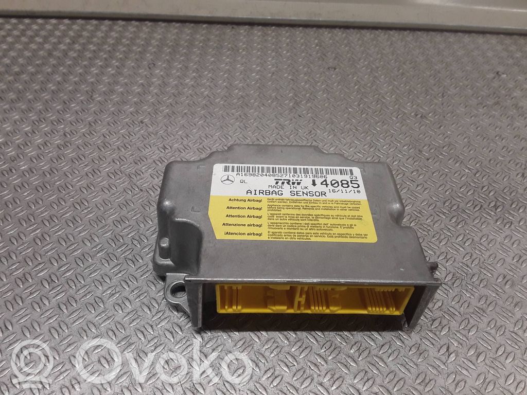 Mercedes-Benz A W169 Centralina/modulo airbag
