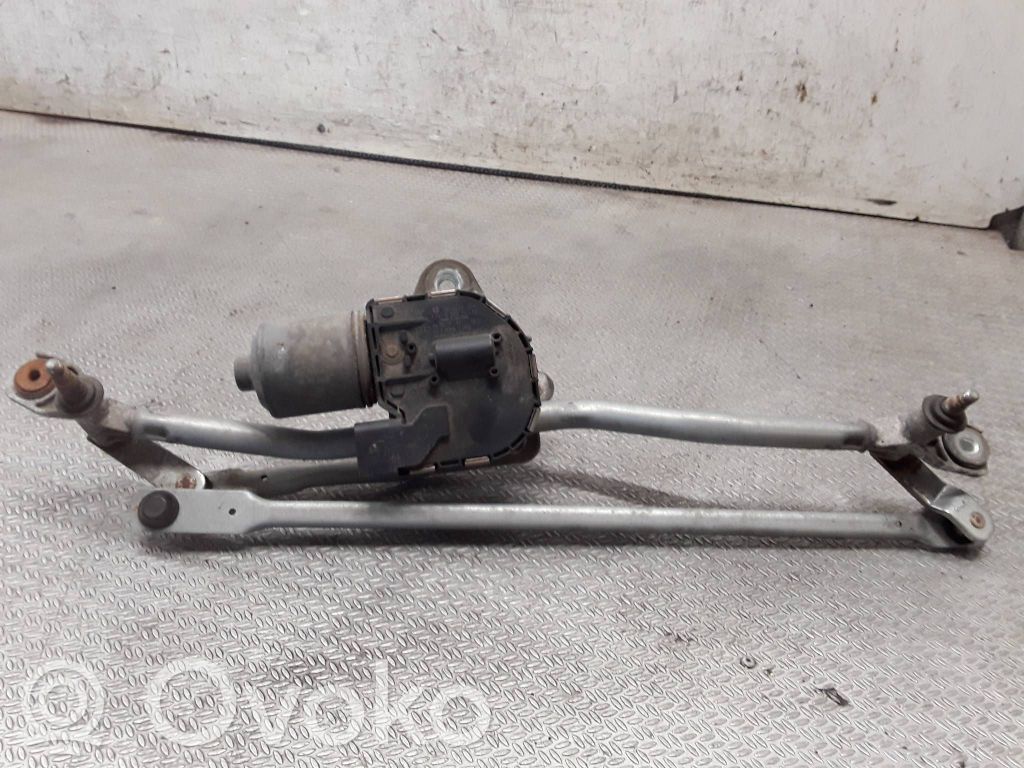 Audi A6 S6 C6 4F Mechanizm i silniczek wycieraczek szyby przedniej / czołowej 