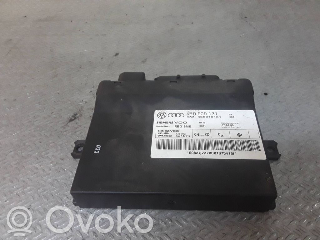 Comfort/convenience module   4E0909131