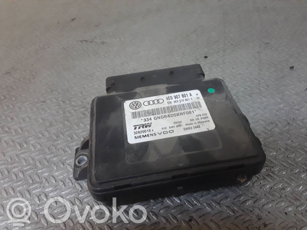 Audi A8 S8 D3 4E Hand brake control module 