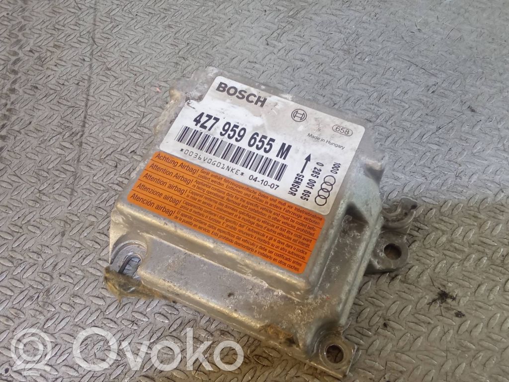 Unidad de control/módulo del Airbag   4Z7959655M,0285001695