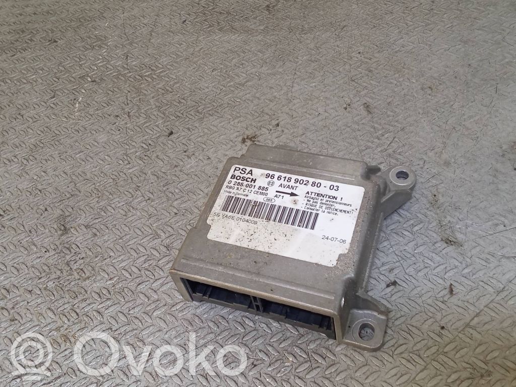 Unidad de control/módulo del Airbag   9661890280,0285001885