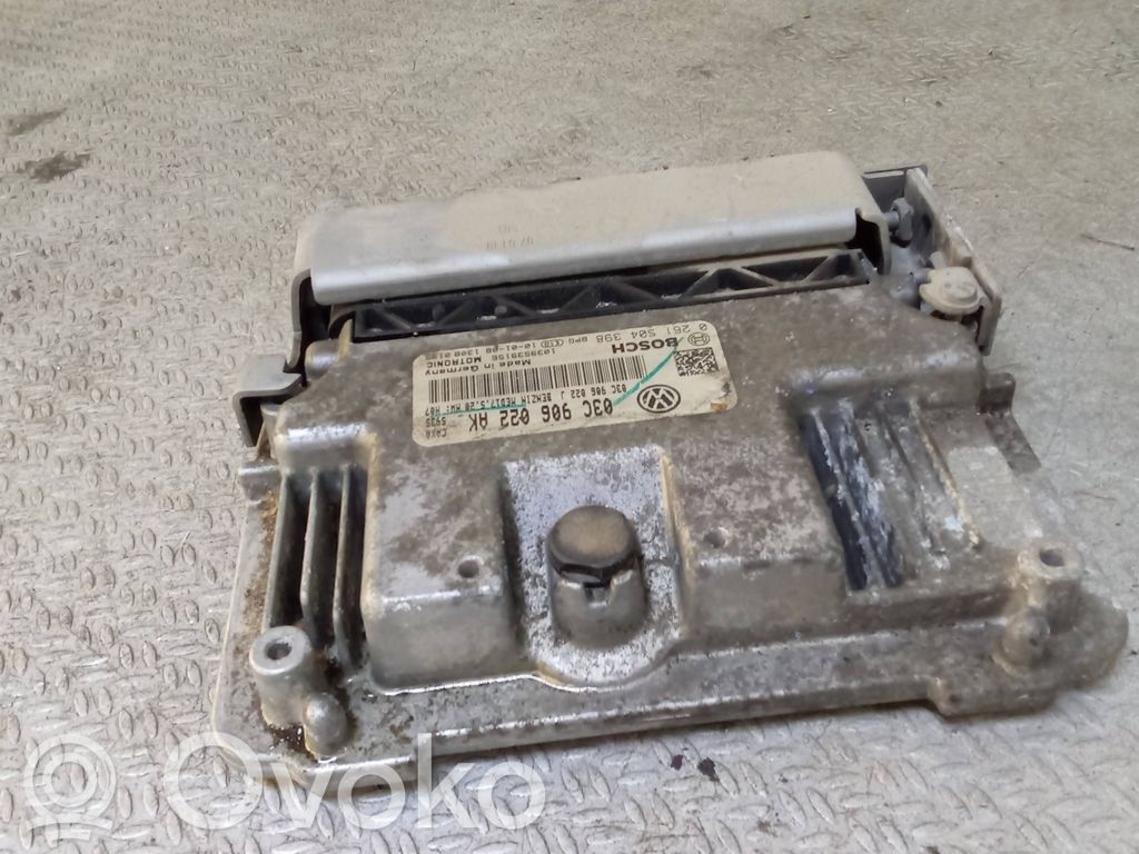 Engine control unit/module   03C906022AK,0261S04398