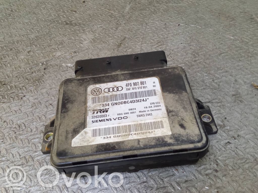 Audi A6 S6 C6 4F Modul de control frână de mână 