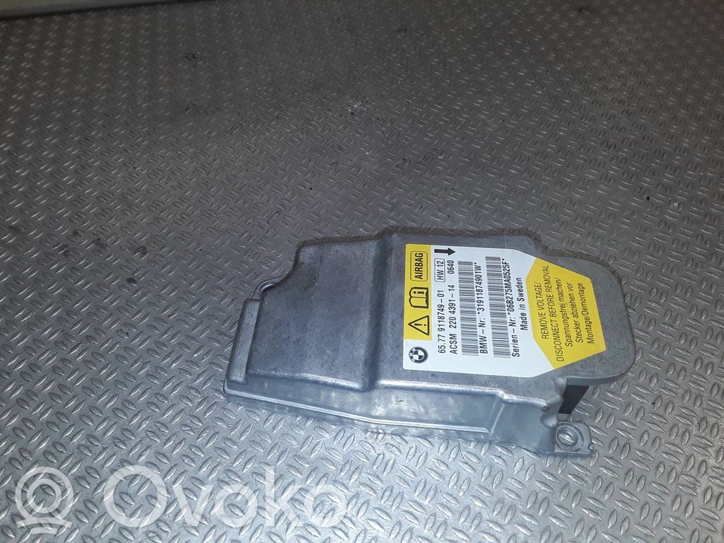 Airbagsteuergerät   9118749,31911874901W,2204391,06B275MA0525F