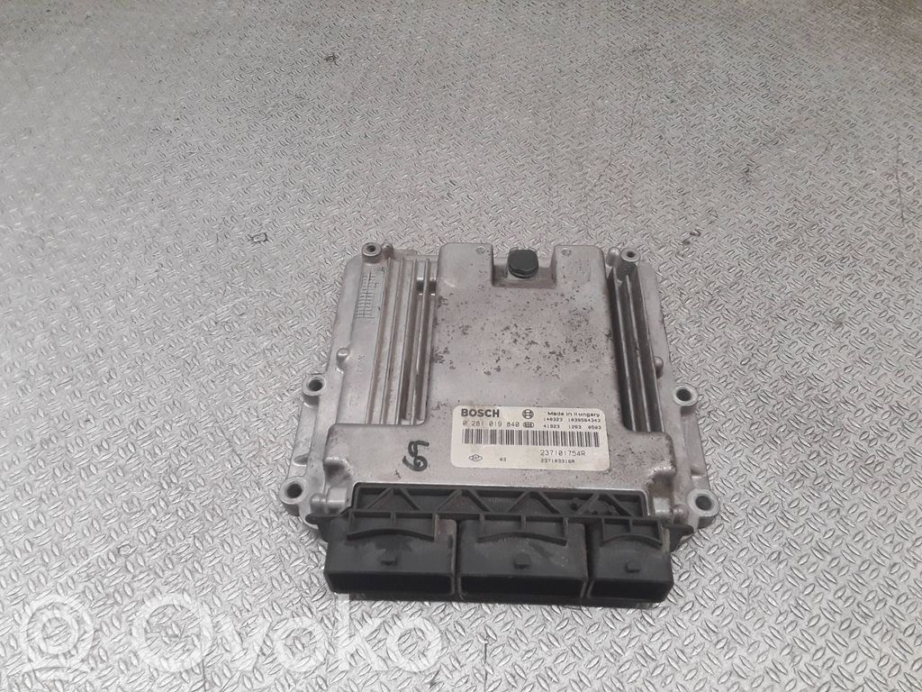 Engine control unit/module   0281019840,237103316R,237101754R