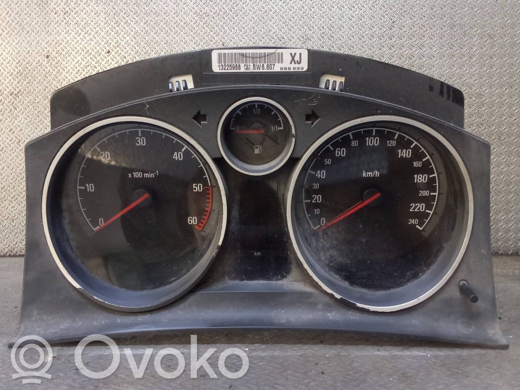 Opel Zafira B Tachimetro (quadro strumenti) 
