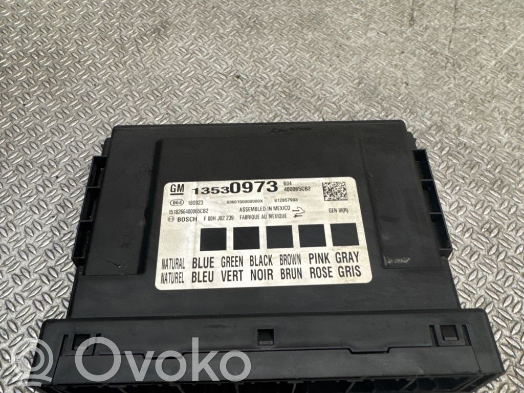 Chevrolet Bolt Sterownik / Moduł komfortu