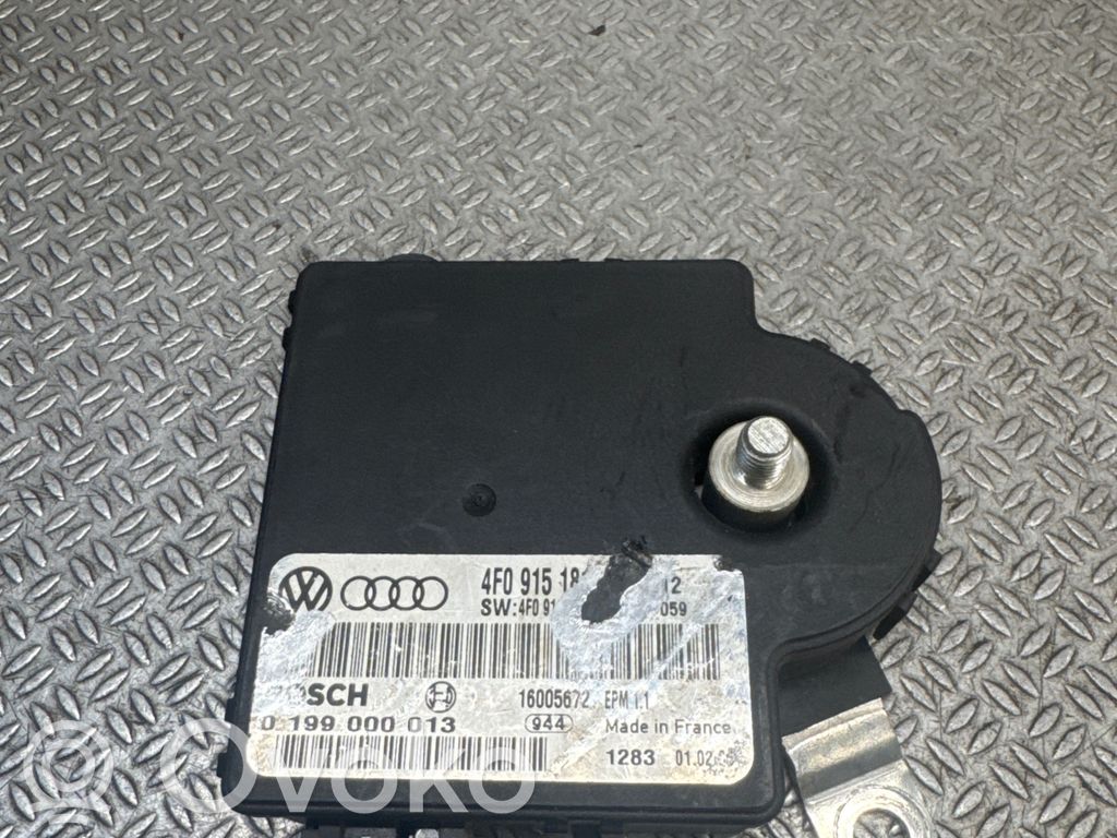 Audi A6 S6 C6 4F Module de contrôle de batterie 