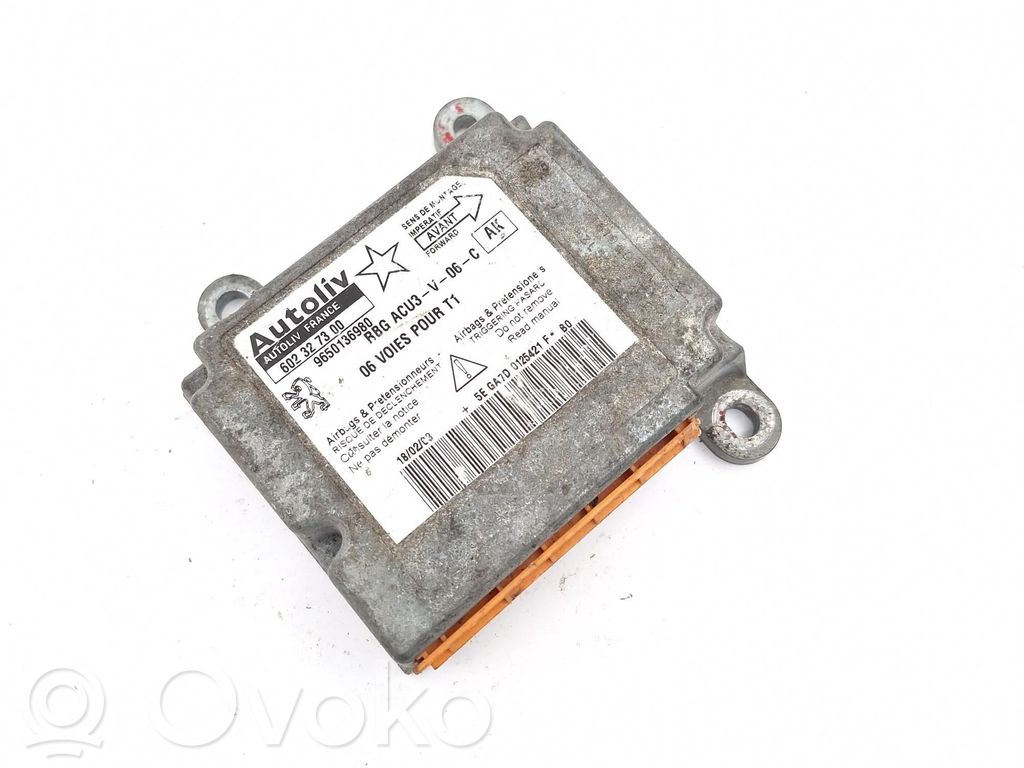 Peugeot 206 Sterownik / Moduł Airbag 