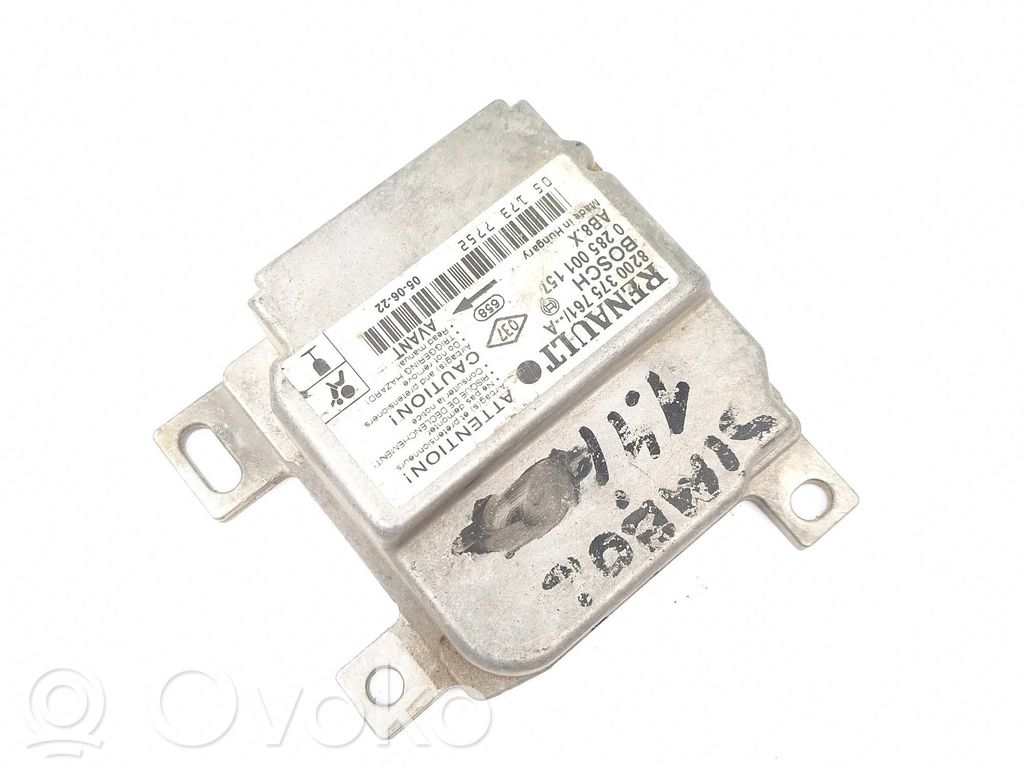 Renault Clio II Airbag control unit/module 