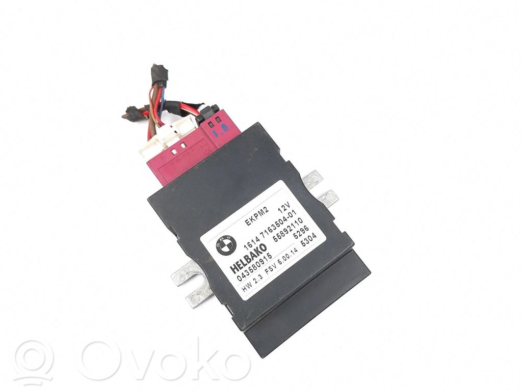 Unité de commande / module de pompe à carburant   7163504,55892110,043580915,1614716350401,699191702