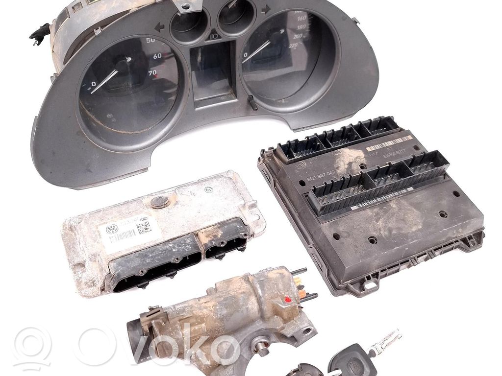 Komputer / Sterownik ECU i komplet kluczy   03C906024AF,6GG4BN59H,6160142402,001490300,001490400,4B0905851C,555001490100,6L0920803,6Q1937049F