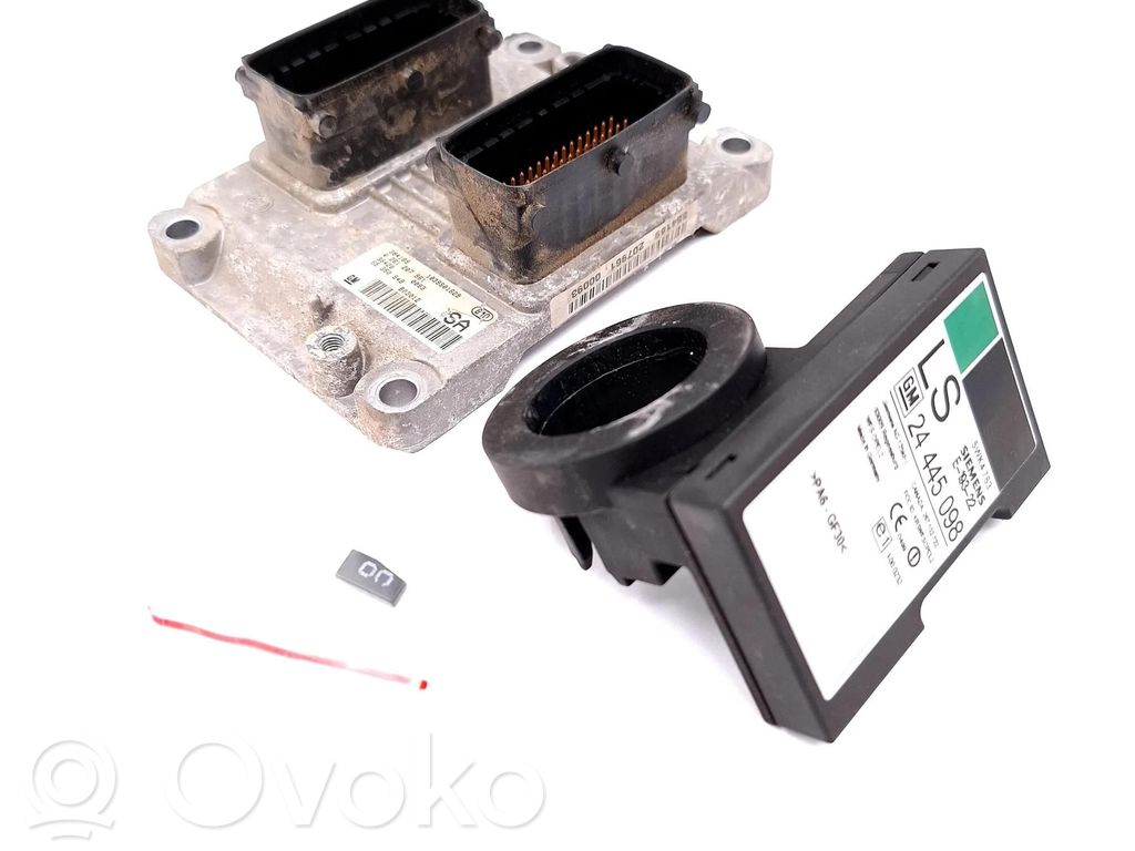 Opel Agila A Engine ECU kit and lock set 
