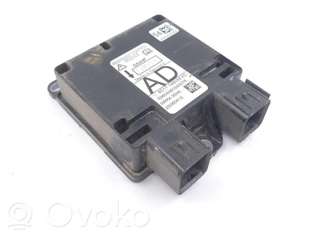 Airbag control unit/module   6C1T14B056AD,6C1T14B056AD,53604360345276,25060412,5WK43536,6593637656